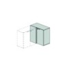 Contenitore angolare Dimensioni (LxPxH)92x47x85 DX
