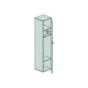 Contenitore guardaroba con anta Dimensioni (LxPxH)45x45x210 DX