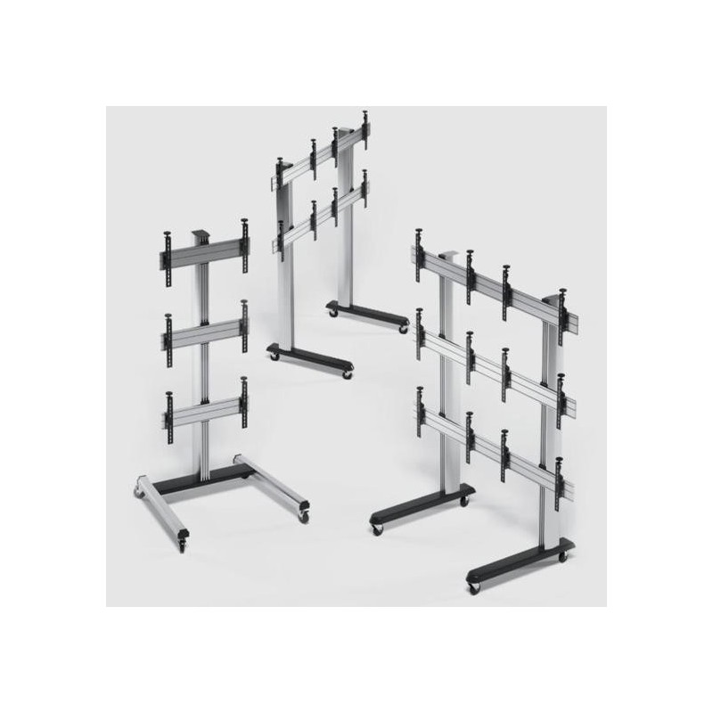 Carrello videowall 1x3 Carrello videowall 1x3
