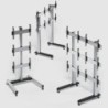 Carrello videowall 1x3