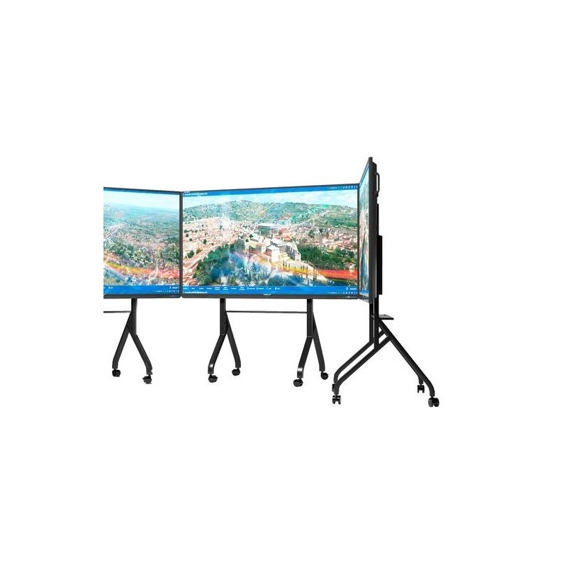 Aula immersiva Dabliu costituita da 3 display 86" E13L-CH8 Aula immersiva Dabliu costituita da 3 display 86" E13L-CH8
