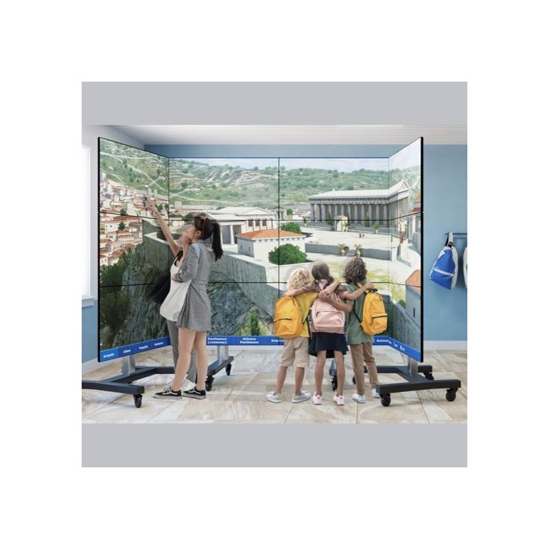 Aula immersiva 12 videowall Dabliu 55" ( configurazione 4x3 ) Aula immersiva 12 videowall Dabliu 55" ( configurazione 4x3 )