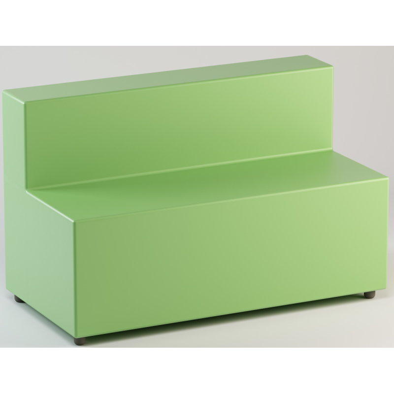 Pouf rettangolare con schienale imbottito 120 Pouf rettangolare con schienale imbottito 120