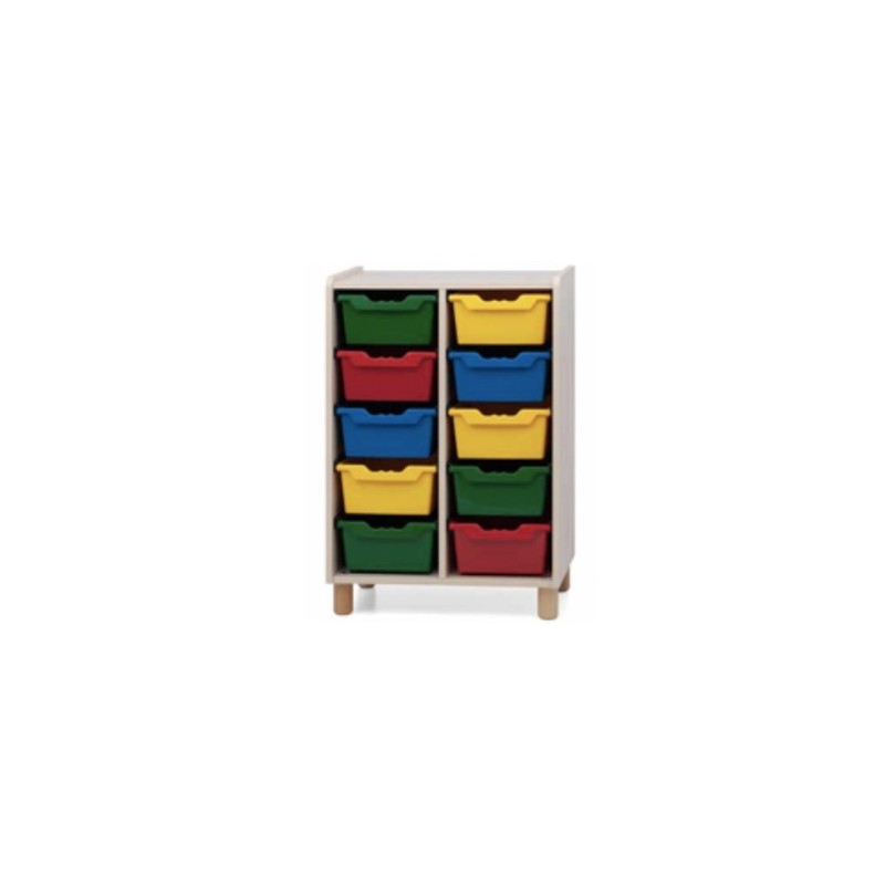 Mobile 2 vani con 10 vaschette h 15,5 Mobile 2 vani con 10 vaschette h 15,5