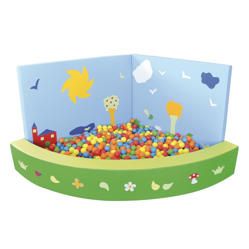 Piscina primavera angolare con telo di fondo Piscina primavera angolare con telo di fondo