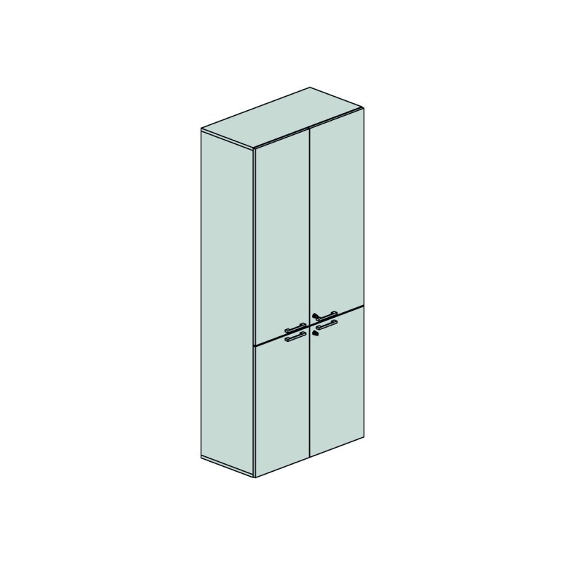 Contenitore con ante basse e medie Dimensioni (LxPxH)90x35x210 Contenitore con ante basse e medie Dimensioni (LxPxH)90x35x210