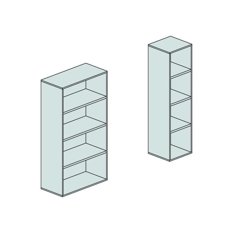 Contenitore a giorno Dimensioni (LxPxH)45x43x168 Contenitore a giorno Dimensioni (LxPxH)45x43x168