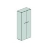 Contenitore con ante Dimensioni (LxPxH)90x45x210