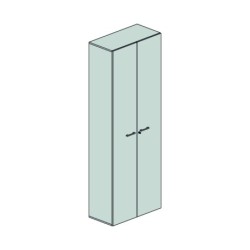 Contenitore con ante Dimensioni (LxPxH)90x45x251