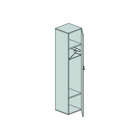 Contenitore guardaroba con anta Dimensioni (LxPxH)45x45x210 DX