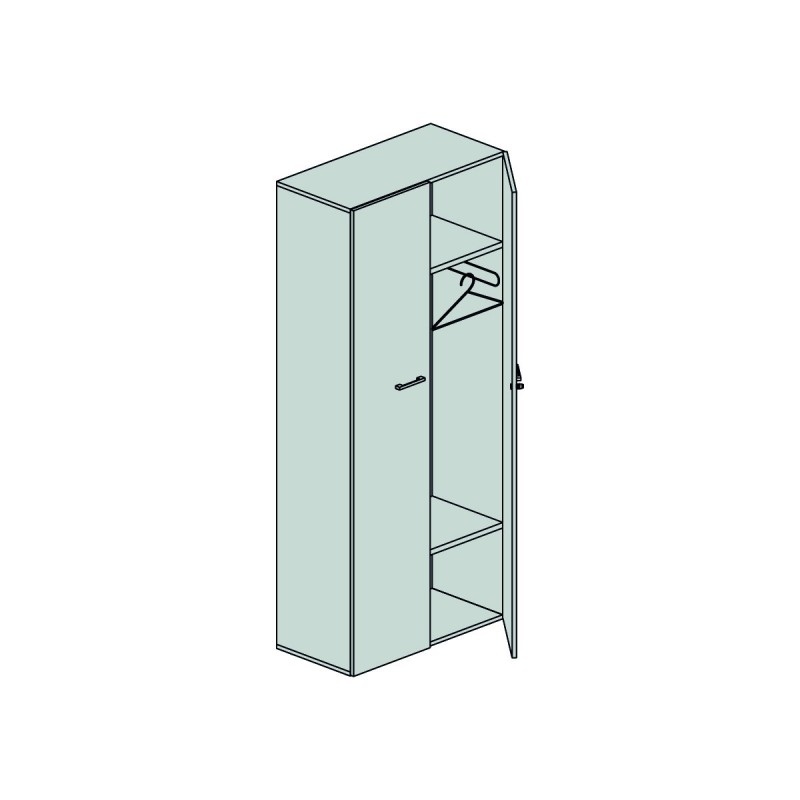 Contenitore guardaroba con ante Dimensioni (LxPxH)90x45x210 Contenitore guardaroba con ante Dimensioni (LxPxH)90x45x210