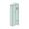 Contenitore guardaroba con ante Dimensioni (LxPxH)90x45x251